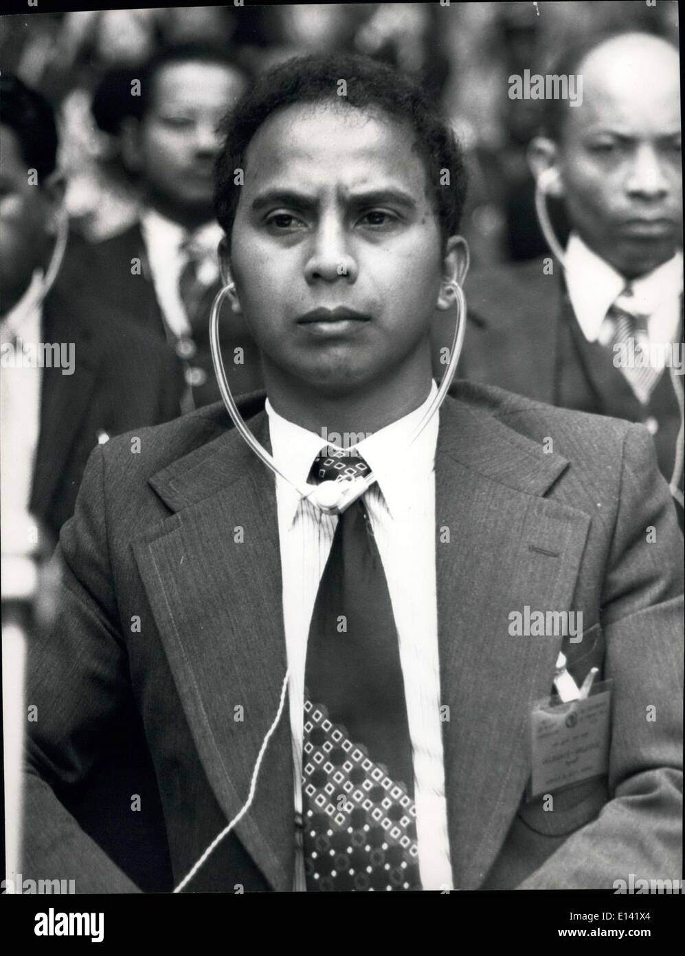 Mar. 31, 2012 - Madagascar: Rampana: Commandant Rampanana, Member of the Supreme Revolutionary Council. ton Stock Photo