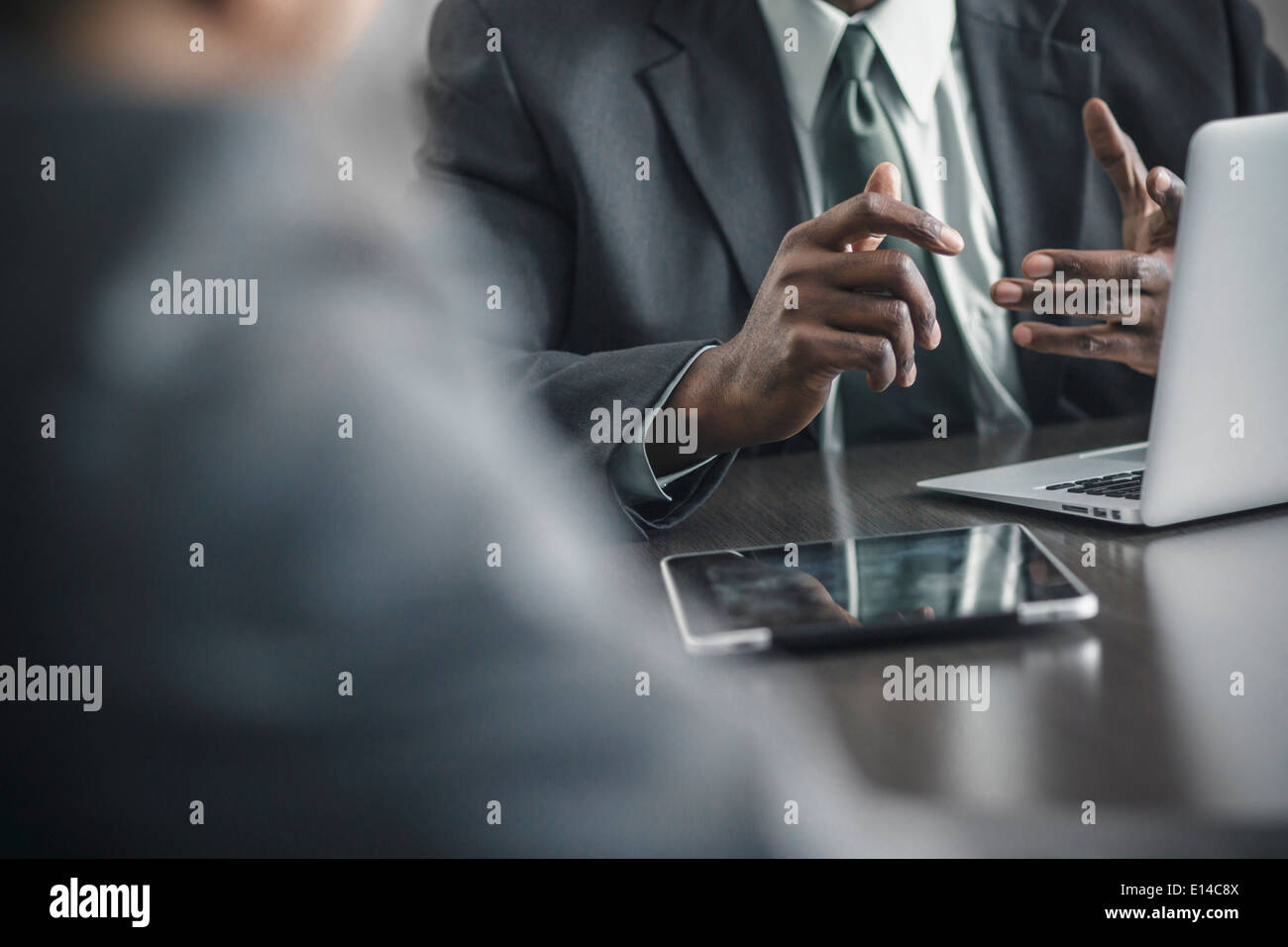 Business people in meeting Stock Photo