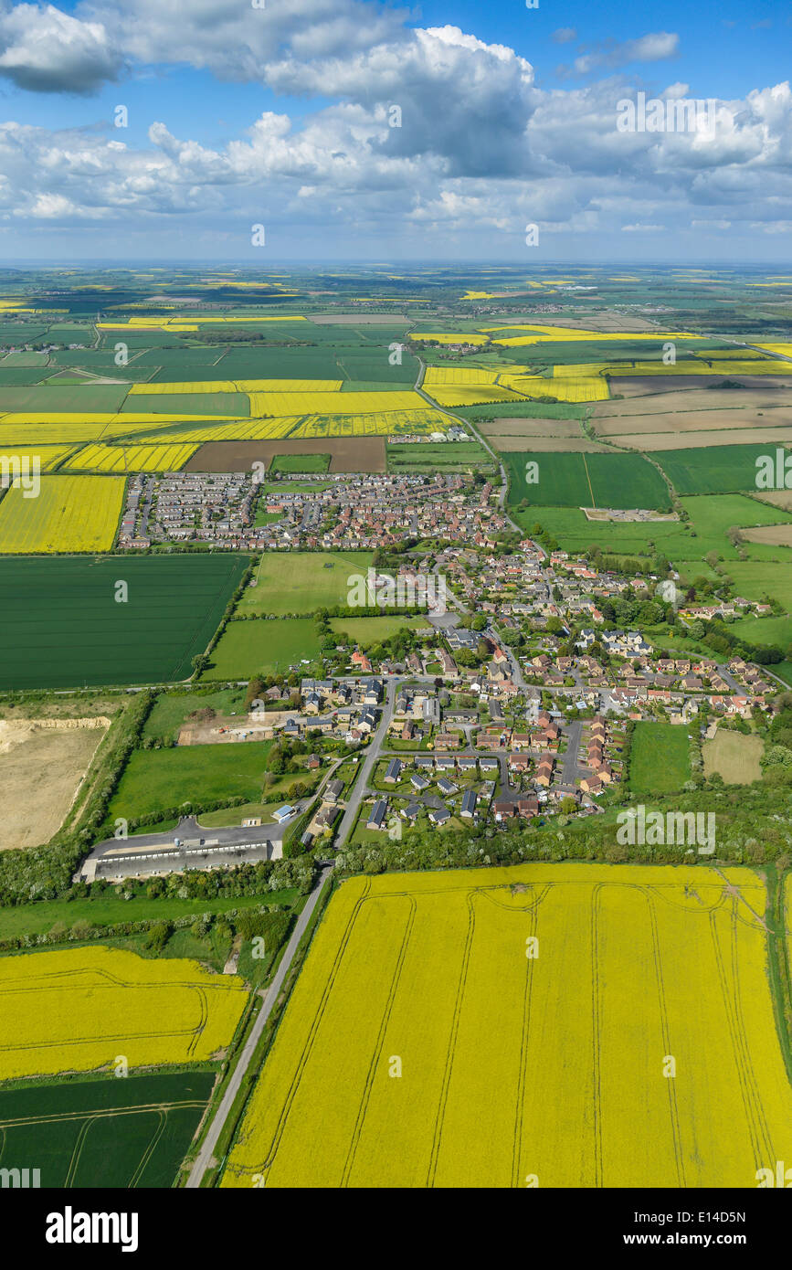 An aerial view of the village of South Witham in the South Kesteven