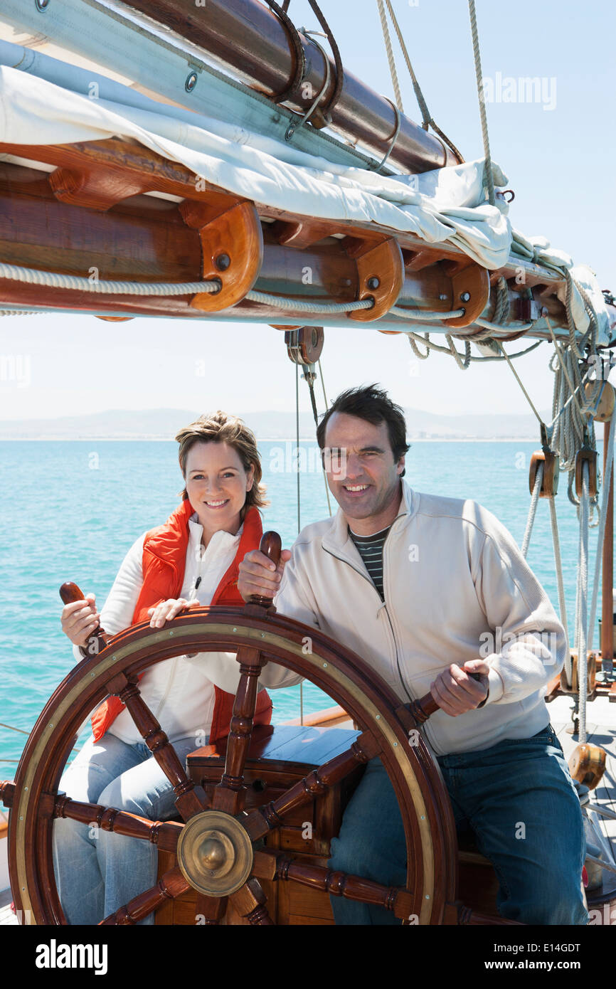 Man Steering Boat Africa High Resolution Stock Photography and Images ...