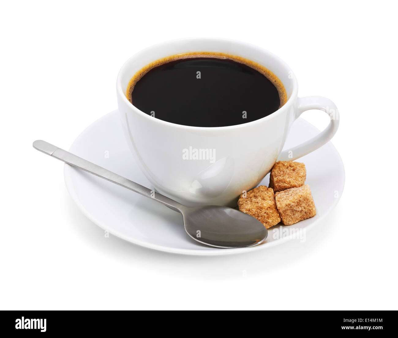 Cup of coffee, on white background, isolated Stock Photo