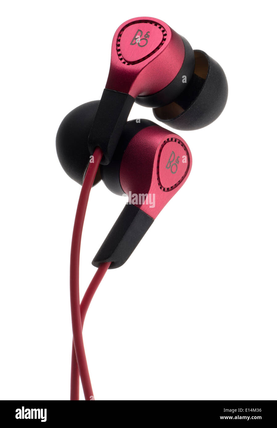 B & O play earphones Stock Photo