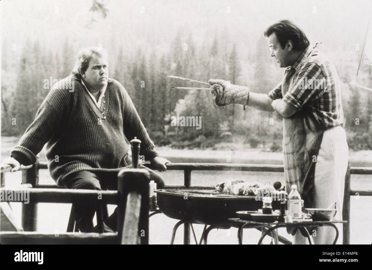 JOHN CANDY with Dan Aykroyd 1994.The Great Outdoors.Supplied by Photos, inc.(Credit Image: © Supplied By Globe Photos, Inc/Globe Photos/ZUMAPRESS.com) Stock Photo