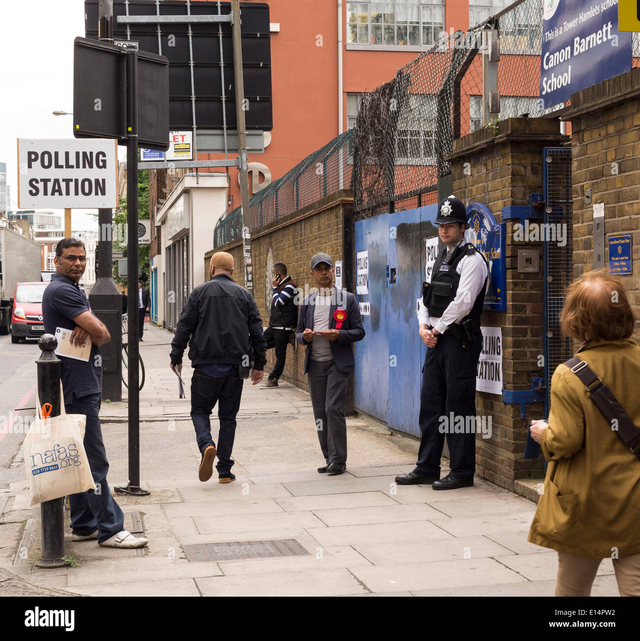 Tower Hamlets, London, UK. 22nd May, 2014. In Tower Hamlets in London