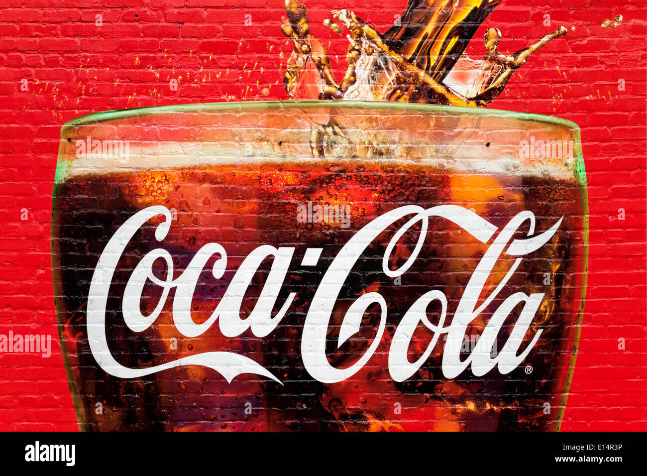 Coca Cola Museum sign, Atlanta Stock Photo