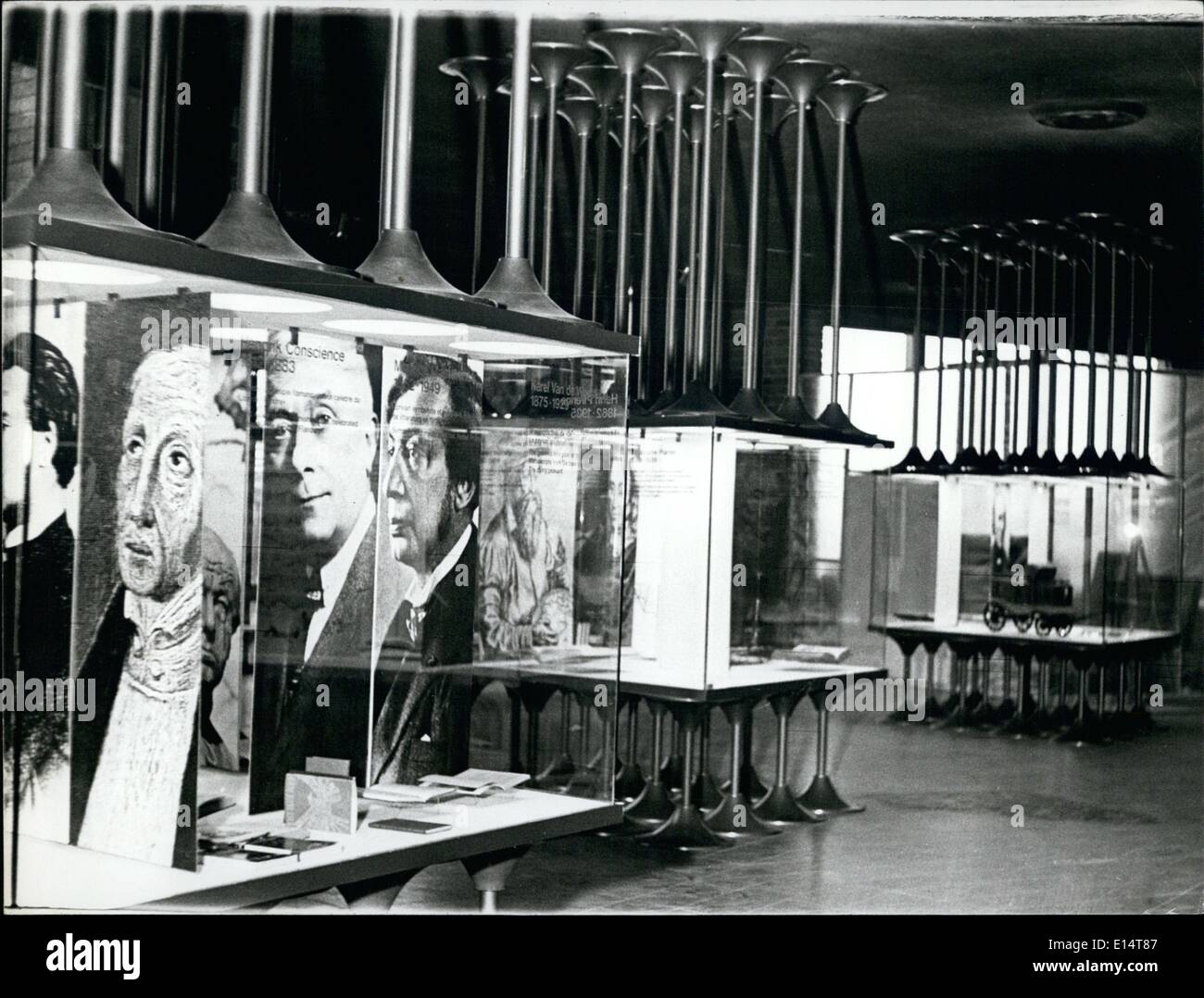 Apr. 18, 2012 - Expo'67 Belgium : Hall of fame of Belgium's great men. Stock Photo