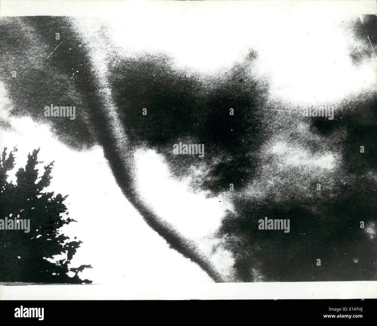 Apr. 18, 2012 - Tornado seen at Elmwood, Nebraska Stock Photo