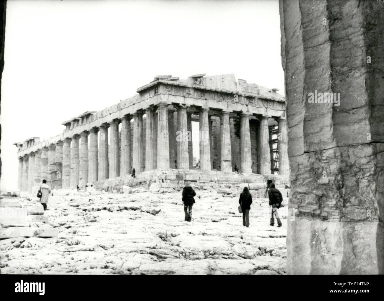 Apr. 18, 2012 - Parthenon Stock Photo