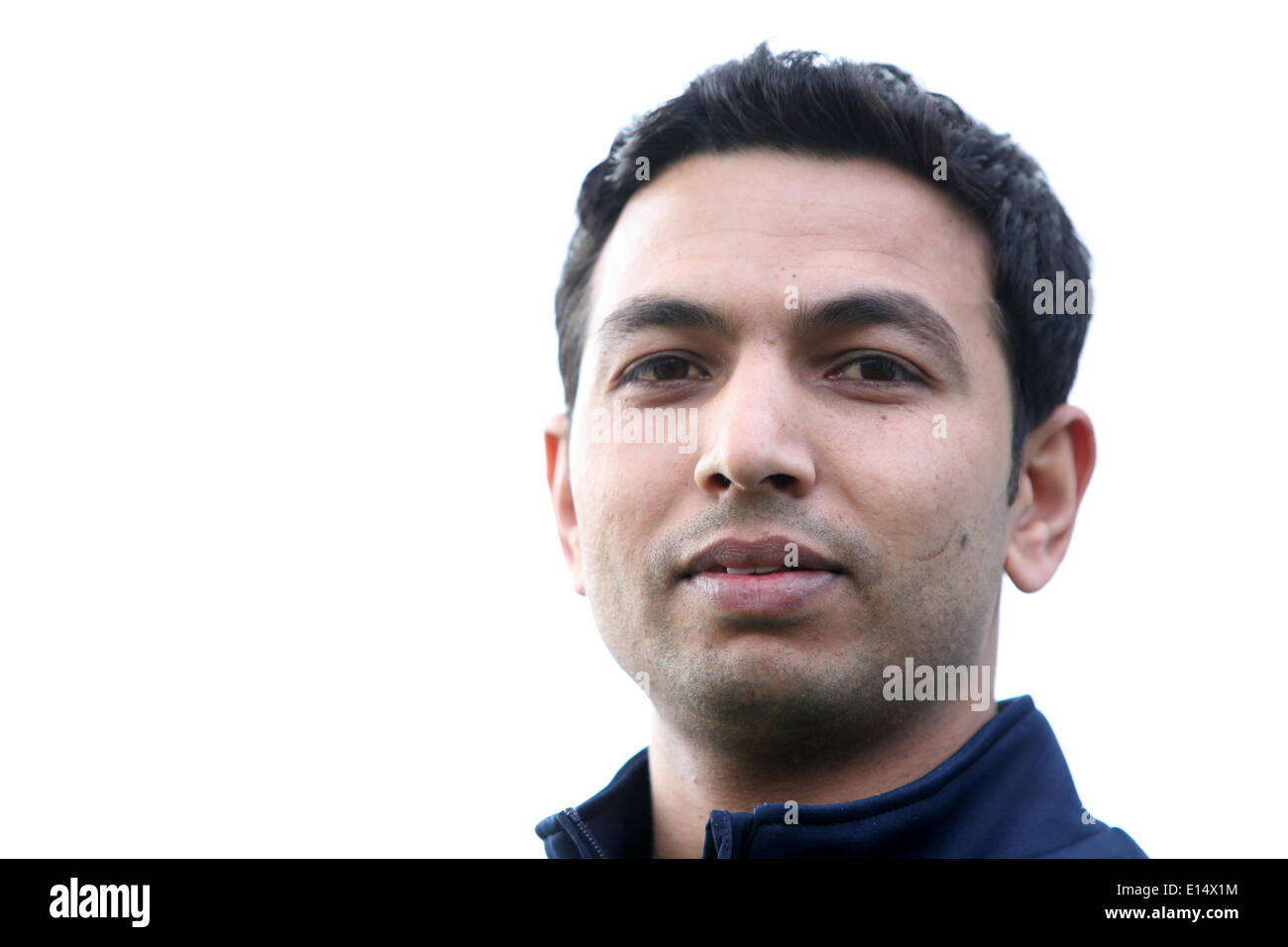 Sussex County Cricket player Naved Arif Gondal Stock Photo