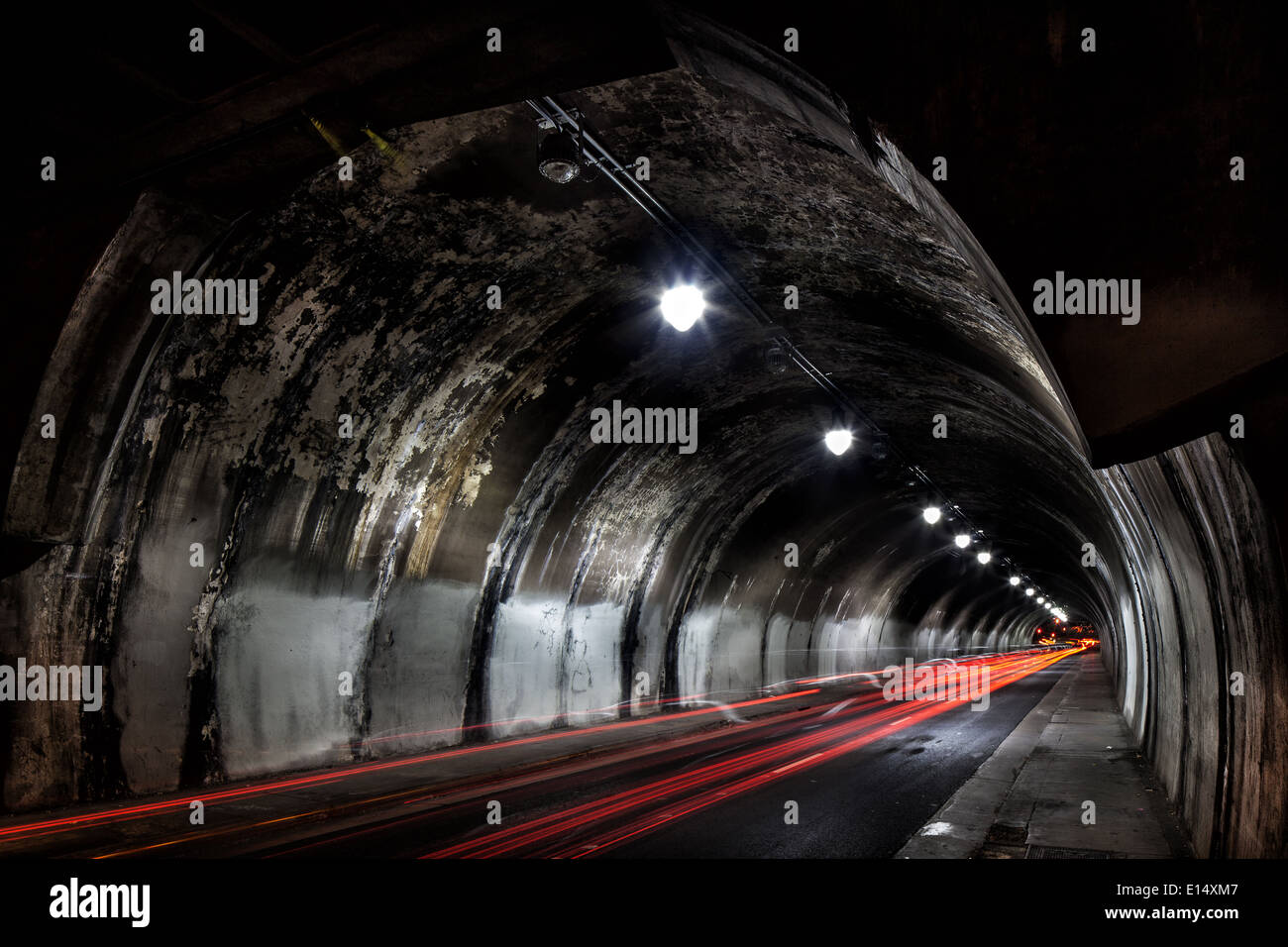 Third Street Tunnel, Downtown Los Angeles, California Stock Photo Alamy