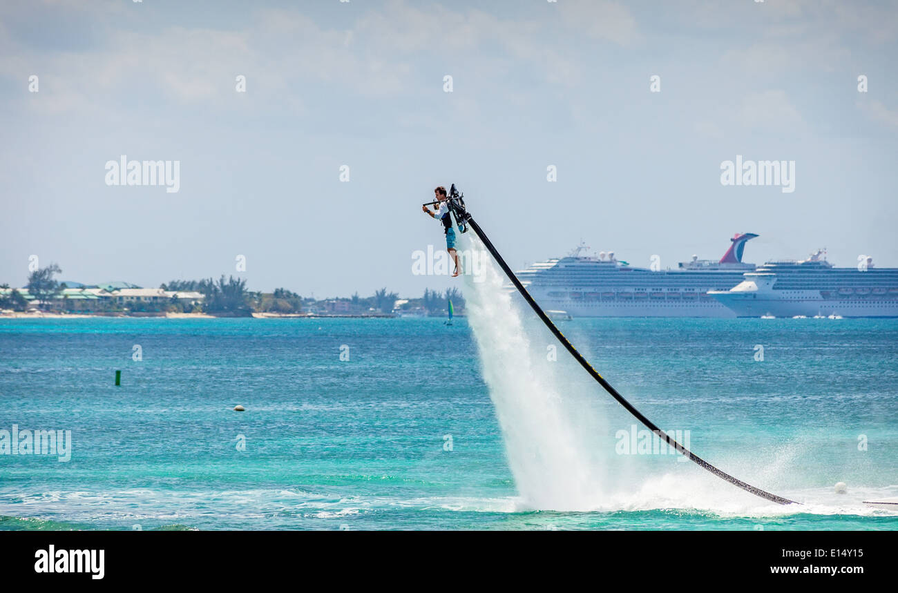 Flying With A Water-Powered Jet Pack 