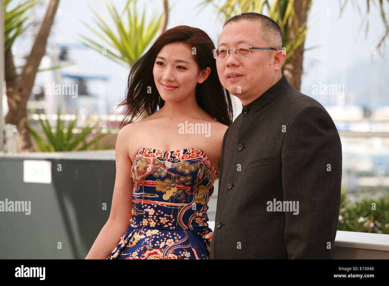 Cannes, France. 21st May, 2014. Jian RenZi and Chao Wang at the photo call for the film Fantasia at the 67th Cannes Film Festival, Wednesday 21st  May 2014, Cannes, France. Credit:  Doreen Kennedy/Alamy Live News Stock Photo