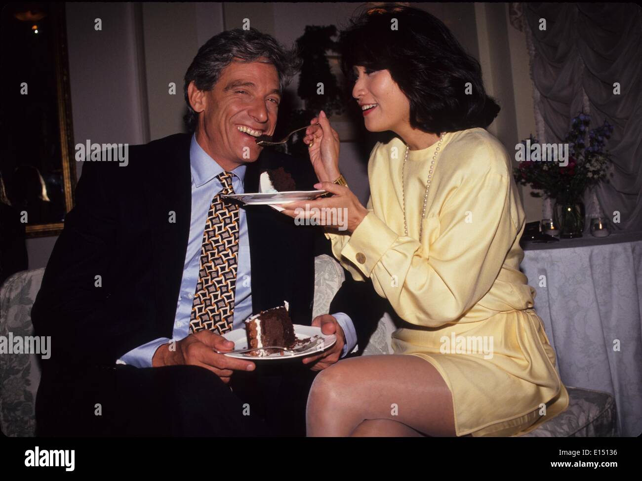 CONNIE CHUNG with Maury Povich.16239.(Credit Image: © Judie Burstein/Globe  Photos/ZUMAPRESS.com Stock Photo - Alamy