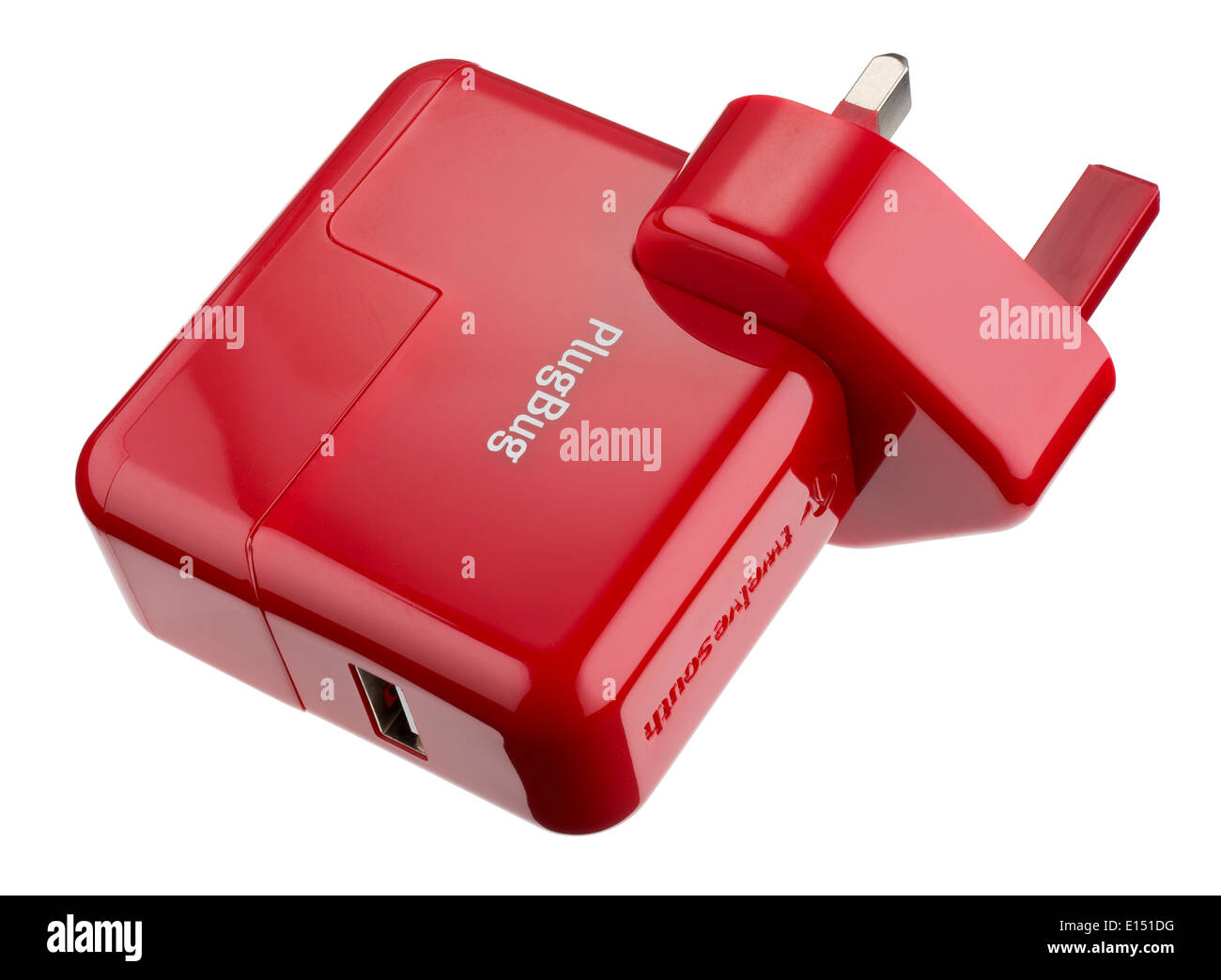 PlugBug ipad and MacBook wall charging device Stock Photo
