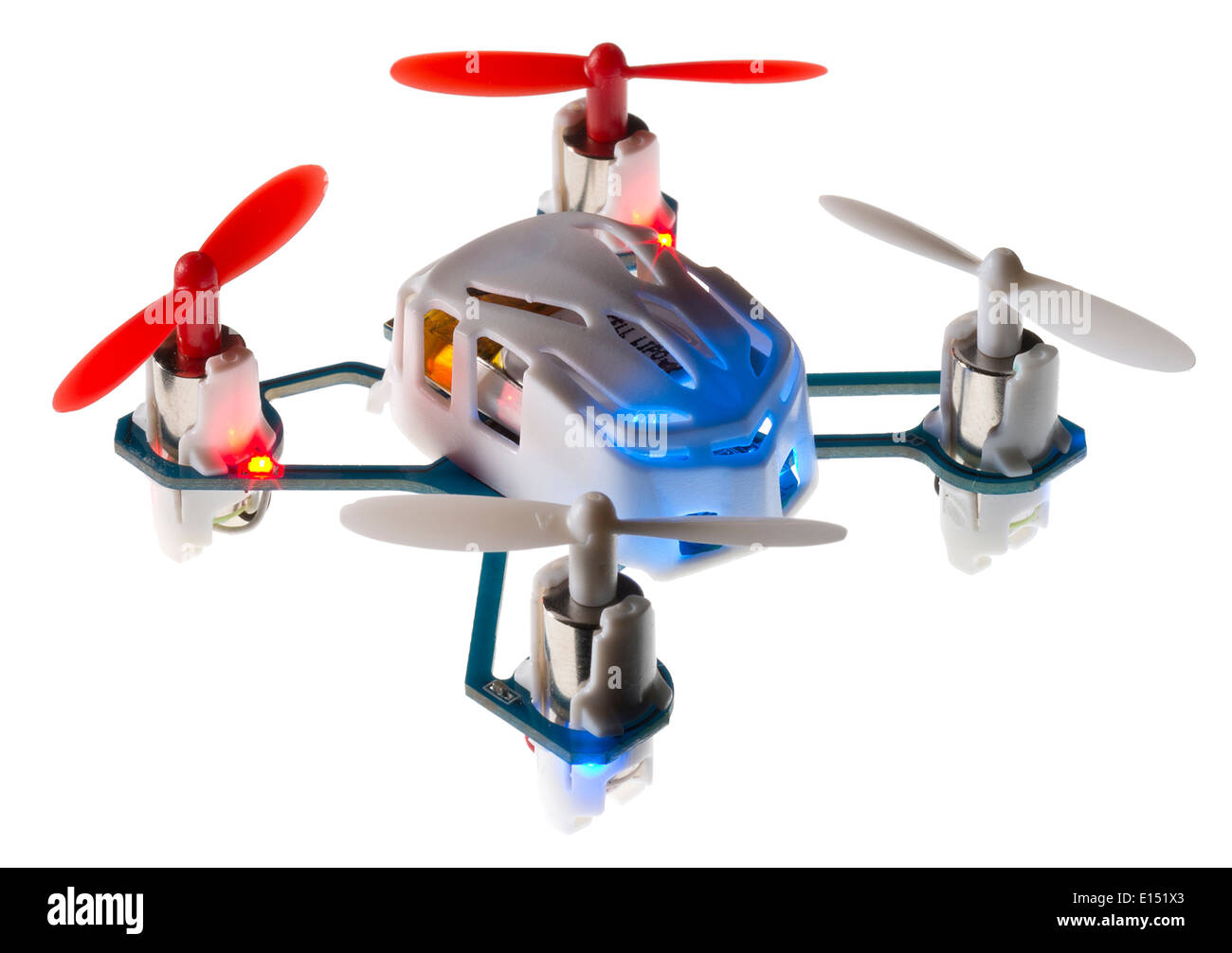 toy helicopter with 4 mini rotor blades or propellers Stock Photo - Alamy