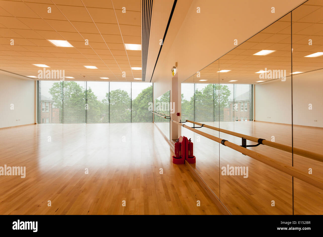 Dance Studio And Mirror Wall At Notting Hill Ealing High School