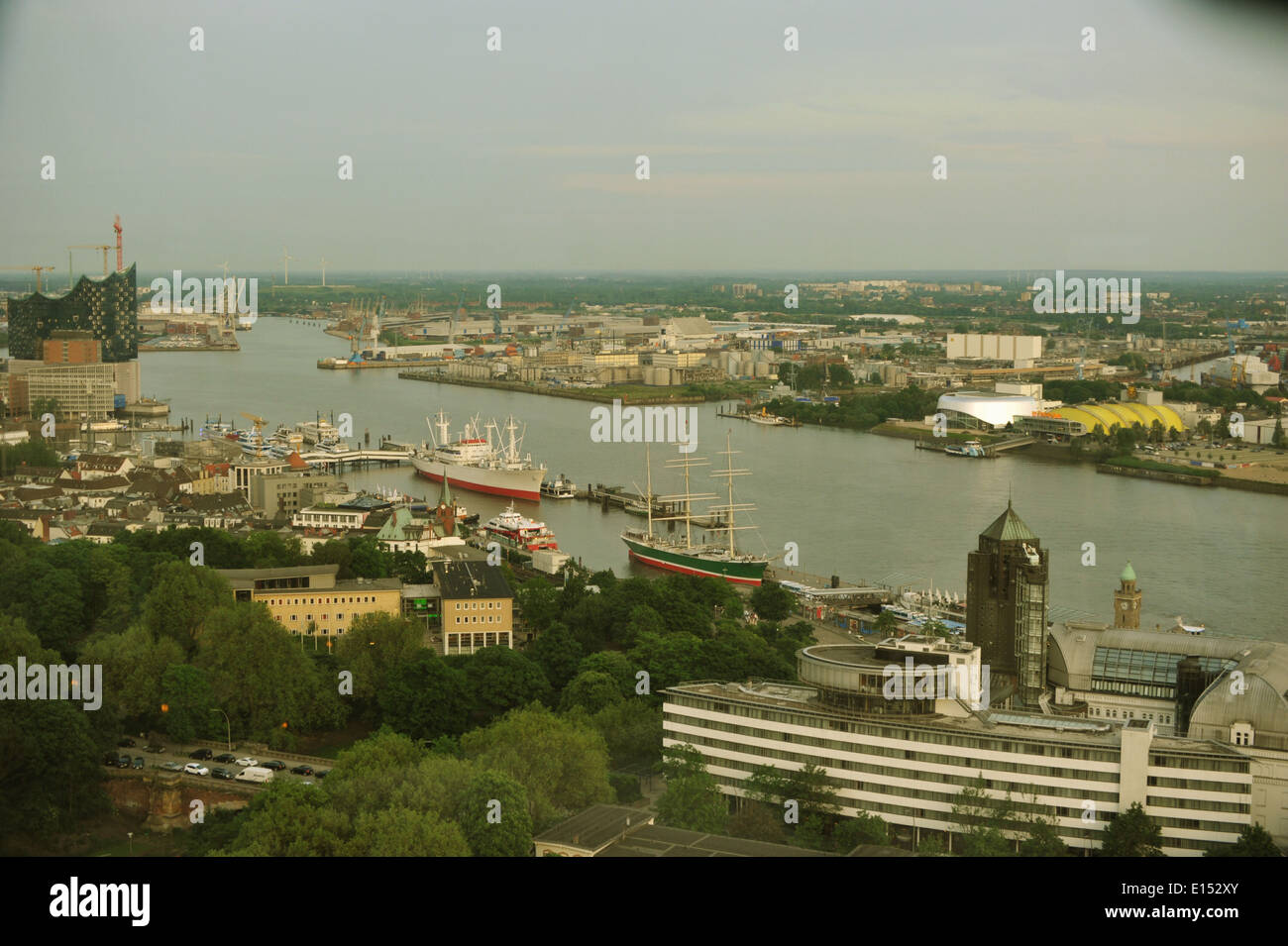 Hamburger Hafen, Hamburg, Deutschland. Stock Photo