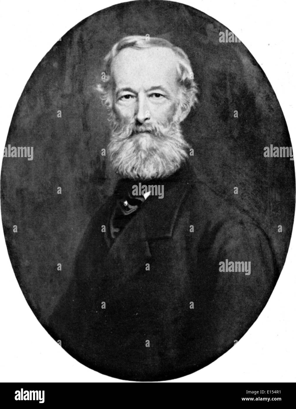ALFRED KRUPP  (1812-1887) German industrialist Stock Photo