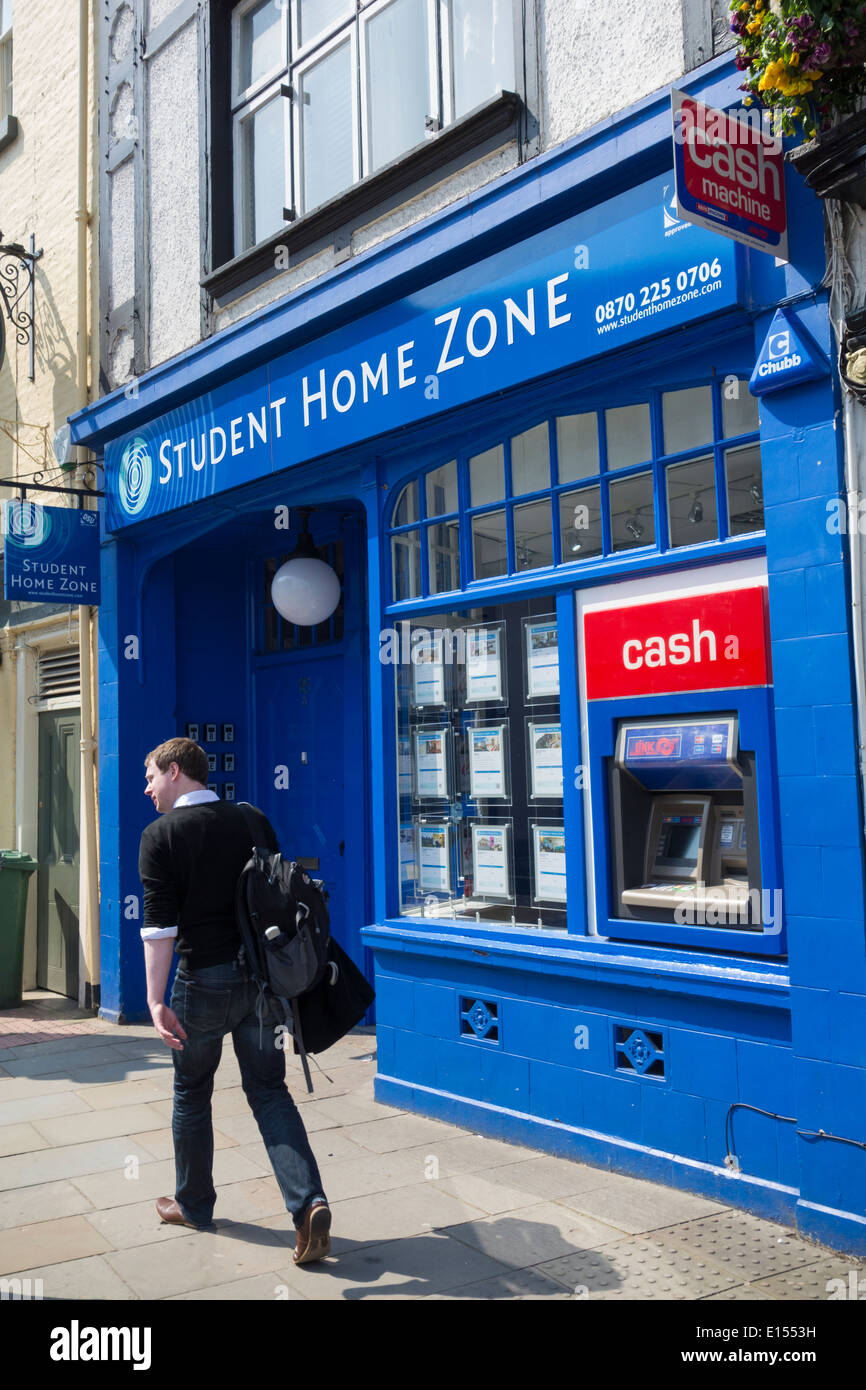 Student accommodation office, Durham, England. UK Stock Photo