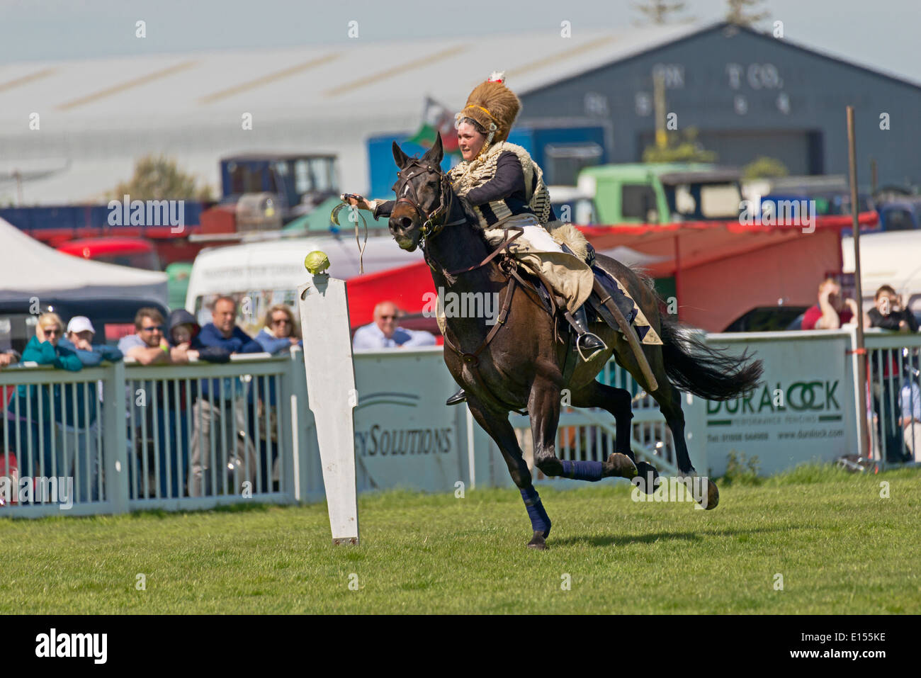 Anglesey Hussars Mona Showground Anglesey North Wales Uk Stock Photo