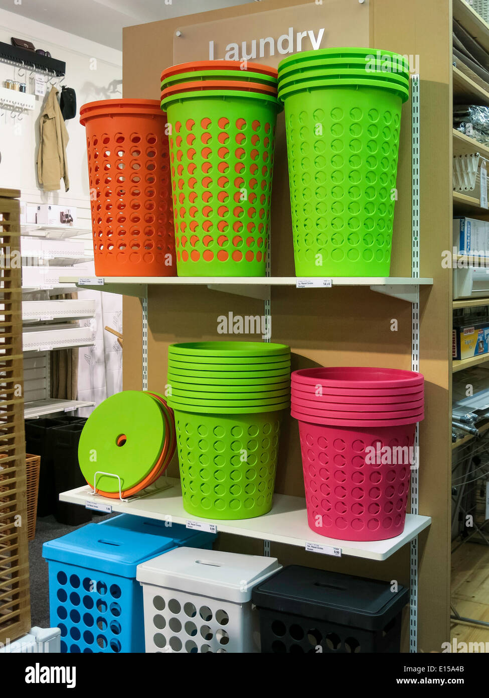 Storage containers shelves store hires stock photography and images