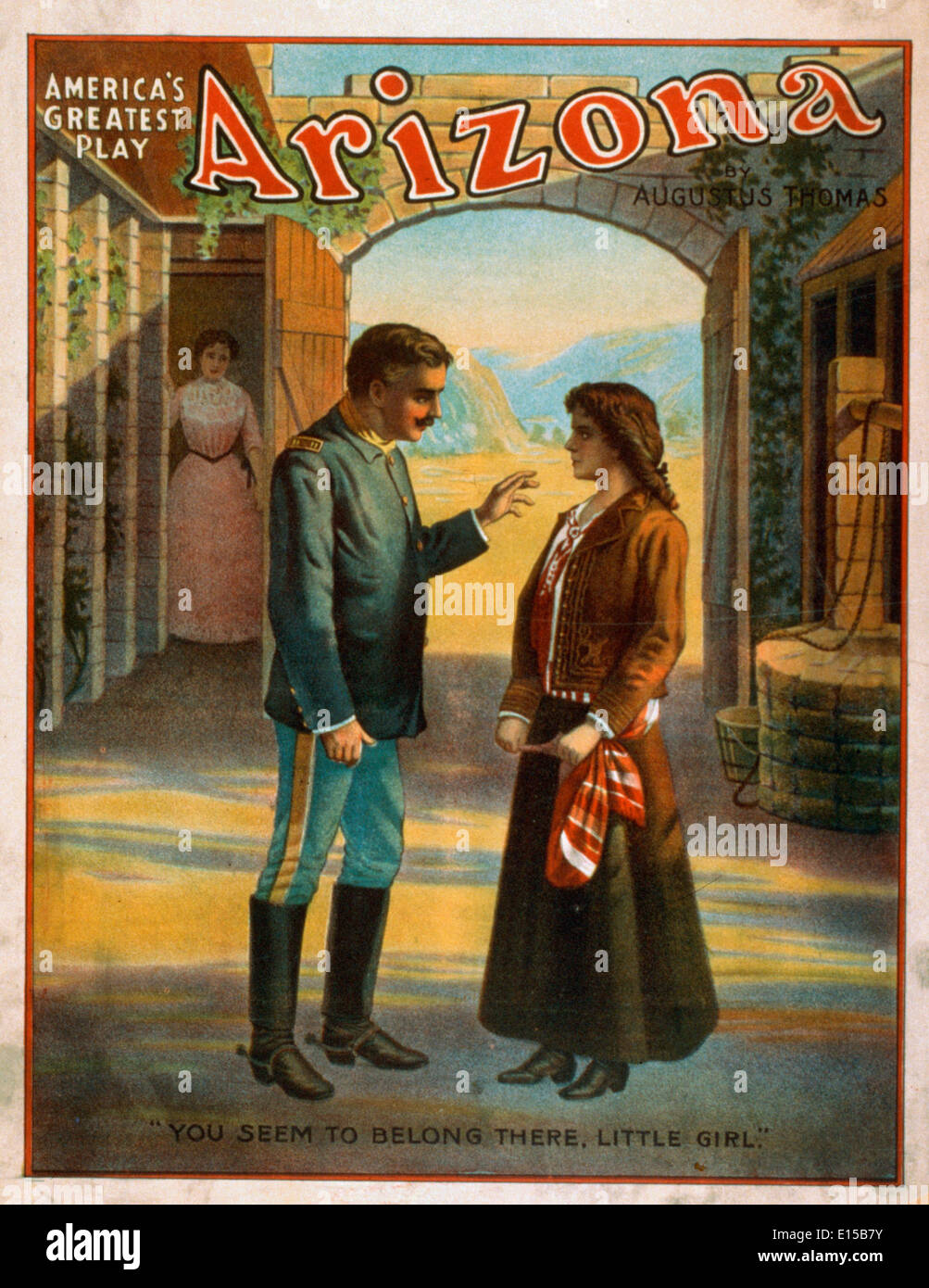 Arizona America's greatest play, advertisement, circa 1907 Stock Photo
