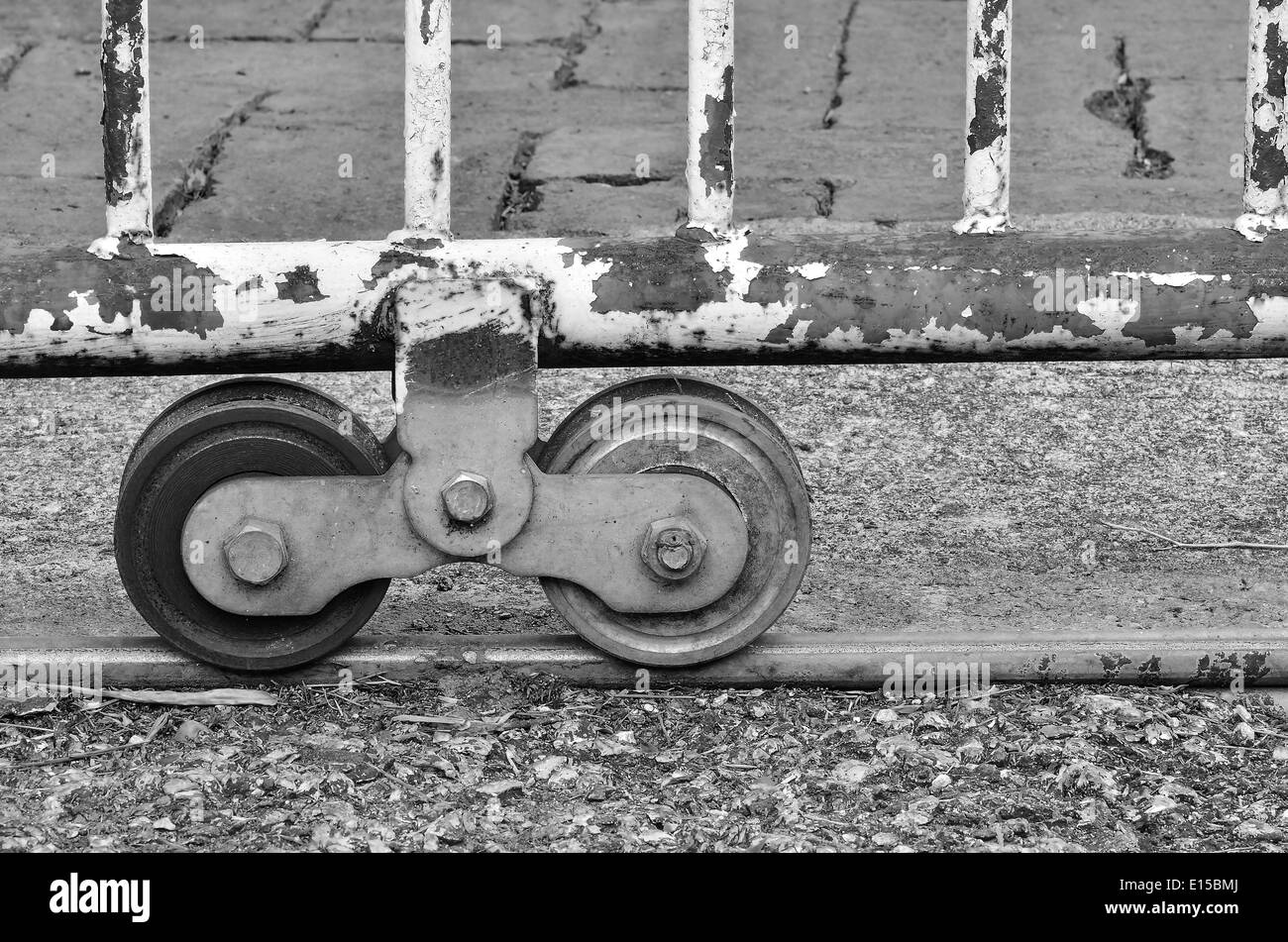 door wheel in vintage light Stock Photo Alamy