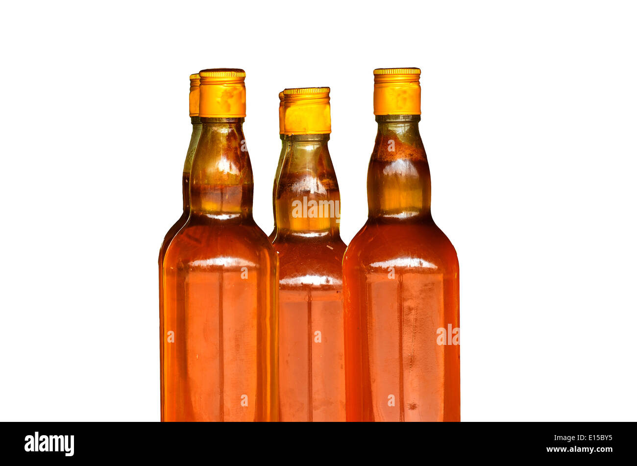 Honey in glass bottle stock photo alamy