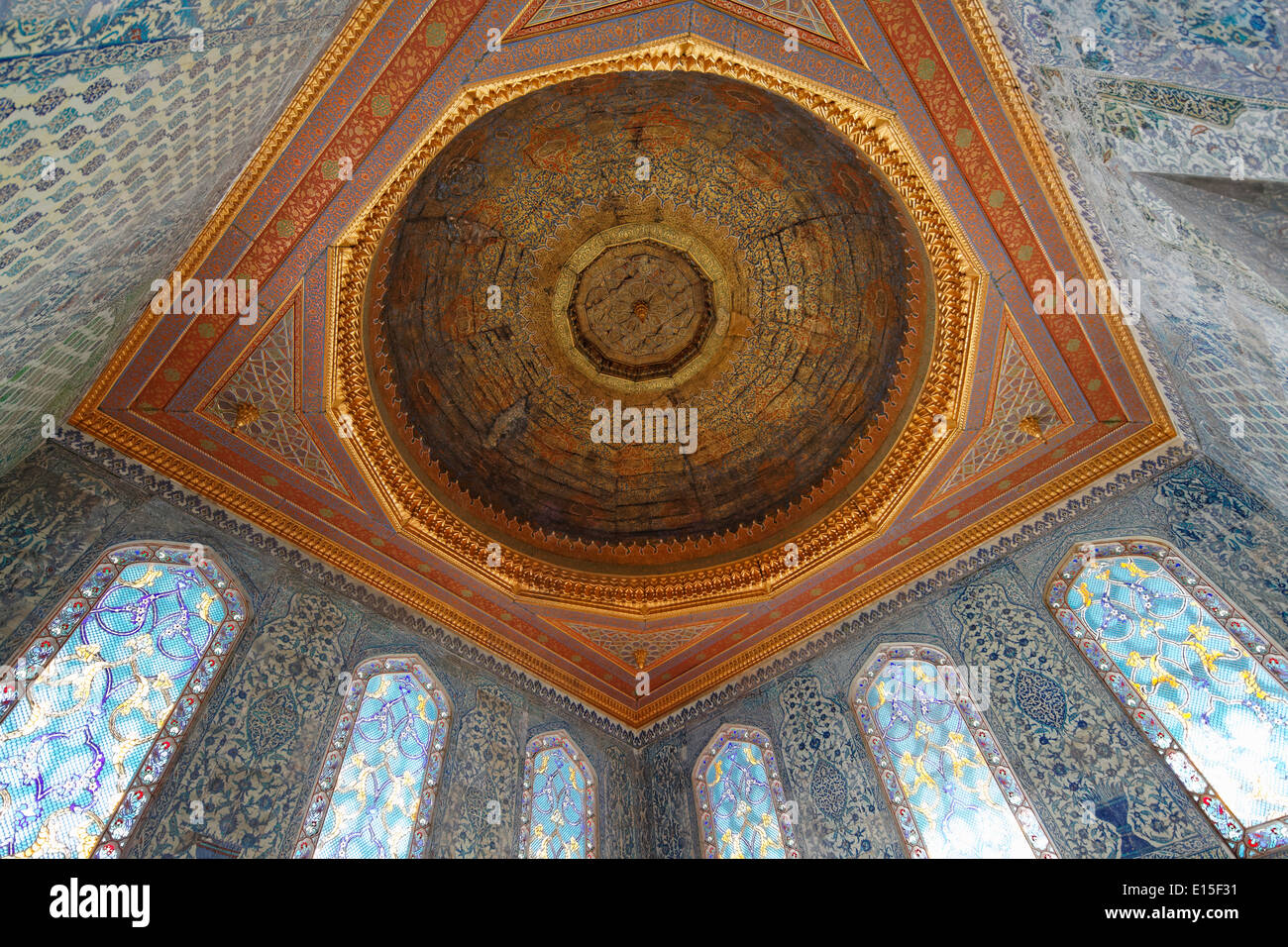 Turkey, Istanbul, Topkapi Palace, Wing of crown princes in harem Stock Photo