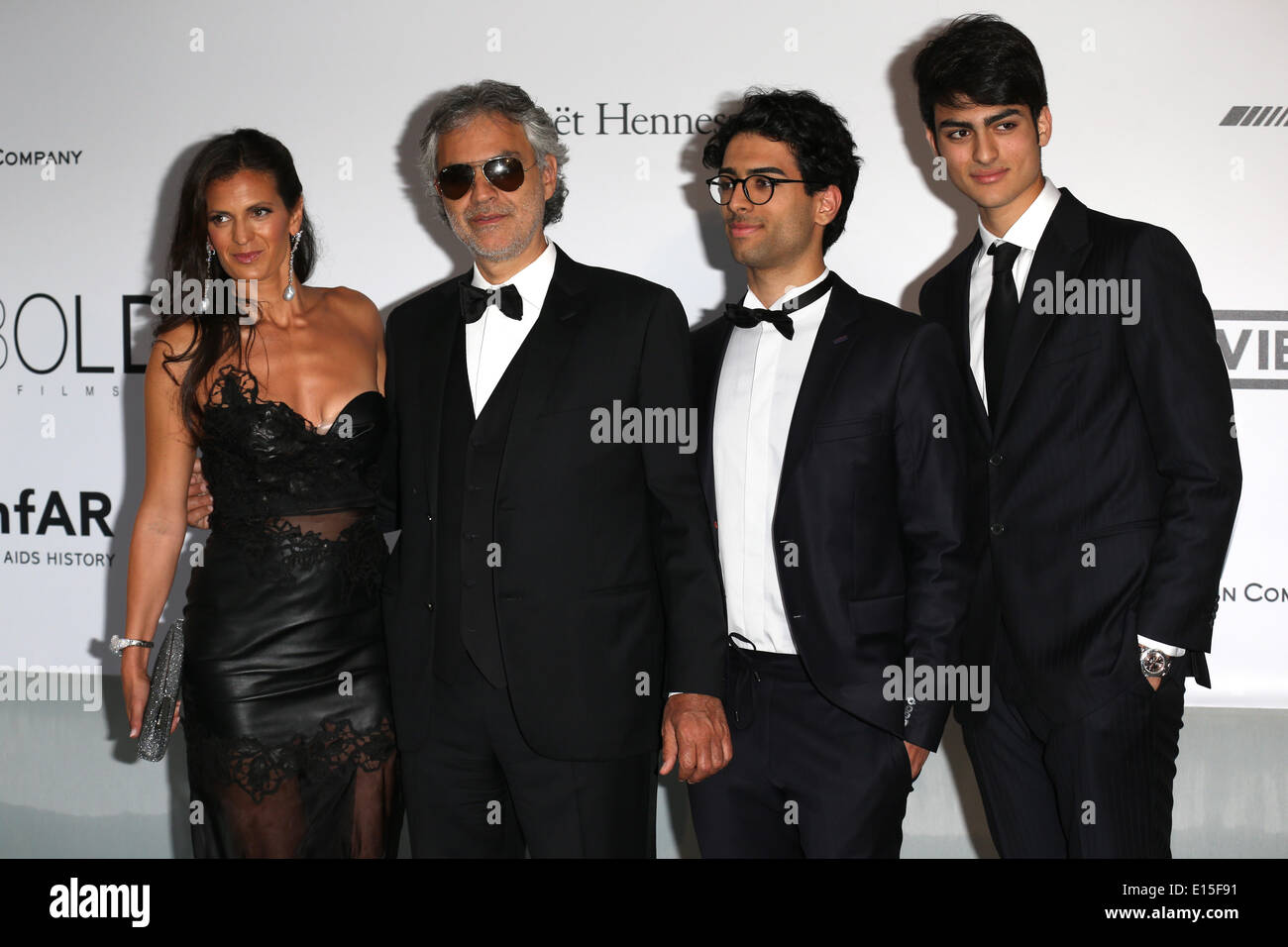 Matteo Bocelli, Veronica Bocelli, Andrea Bocelli and Amos Bocelli