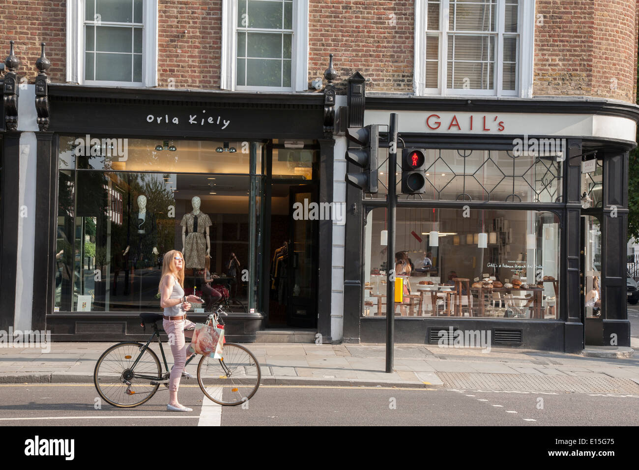 Orla Kiely and Gails Shop; Kings Road; Chelsea; London; England; UK