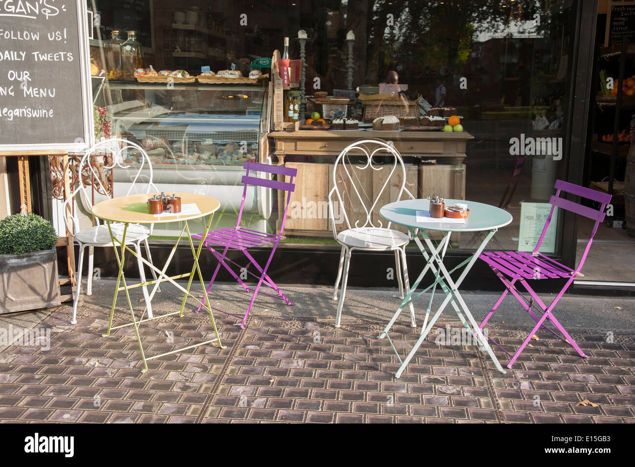 Megans Cafe; Kings Road; Chelsea; London; England; UK Stock Photo Alamy