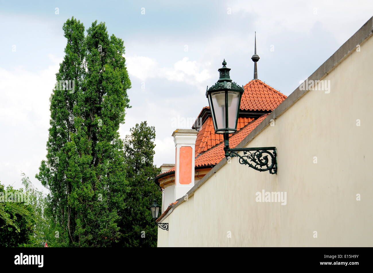 Czernin street, Prague, Czech Republic, April 25, 2014. (CTK Photo/Rostislav Kalousek) Stock Photo