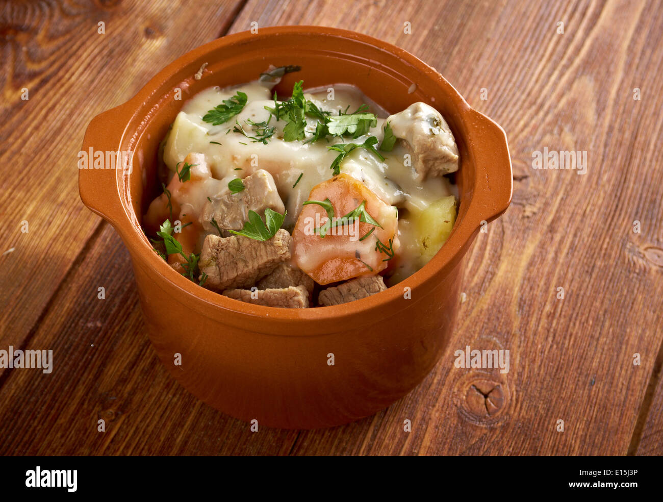 Blanquette de veau is a French veal ragout.farmstyle Stock Photo Alamy