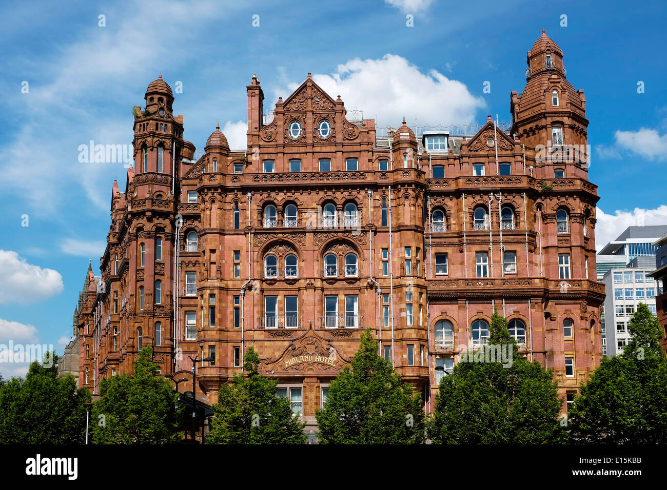 The Midland Hotel in Manchester city centre UK Stock Photo