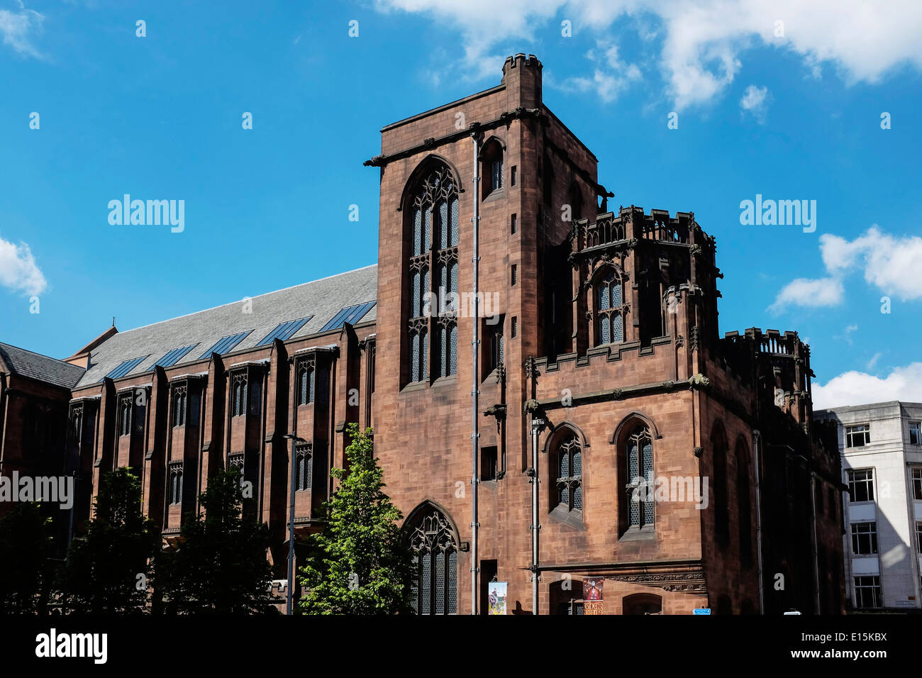 The John Rylands Library building Manchester UK Stock Photo
