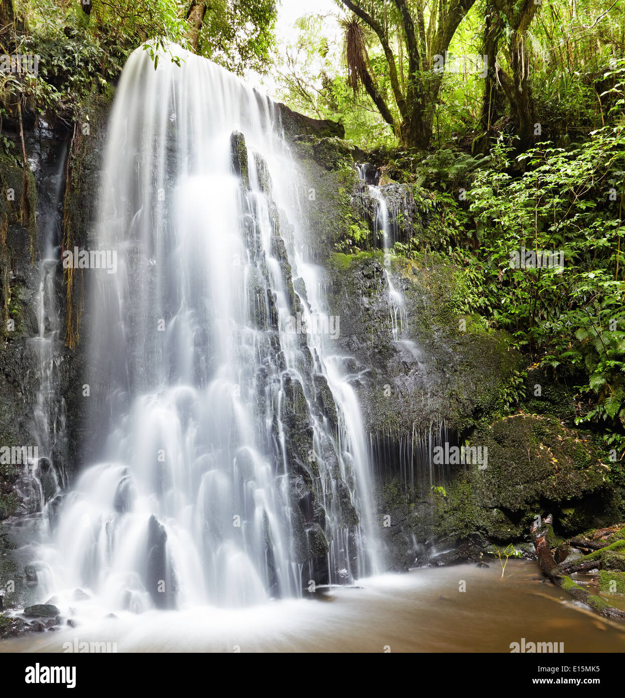 Matai Falls, South Island, New Zealand Stock Photo