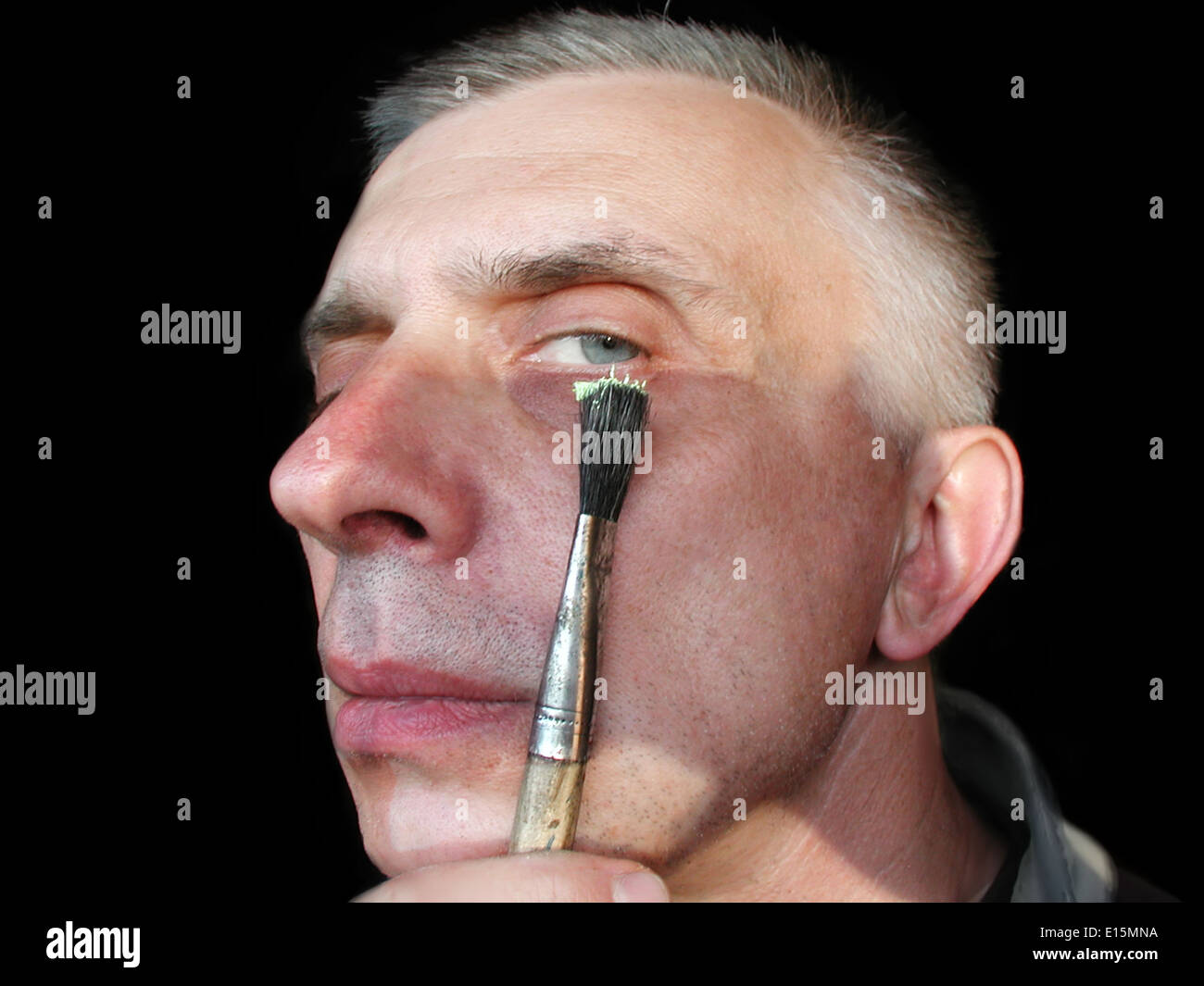 Man face paint hi-res stock photography and images - Alamy