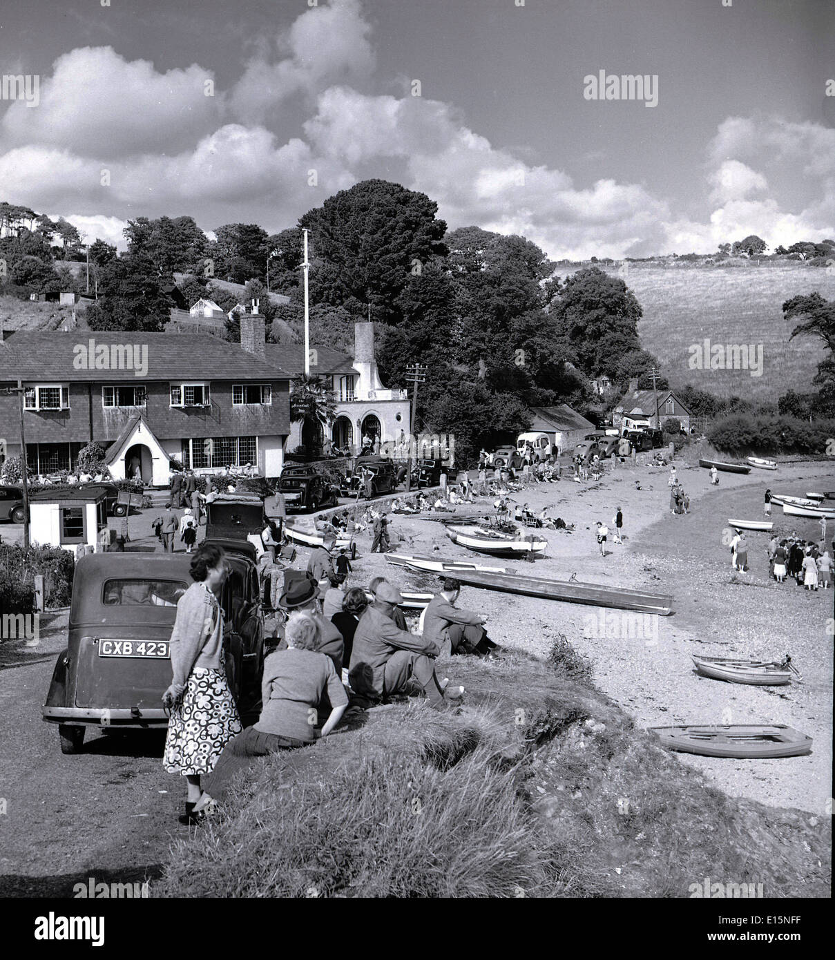 1950s historical black white b w