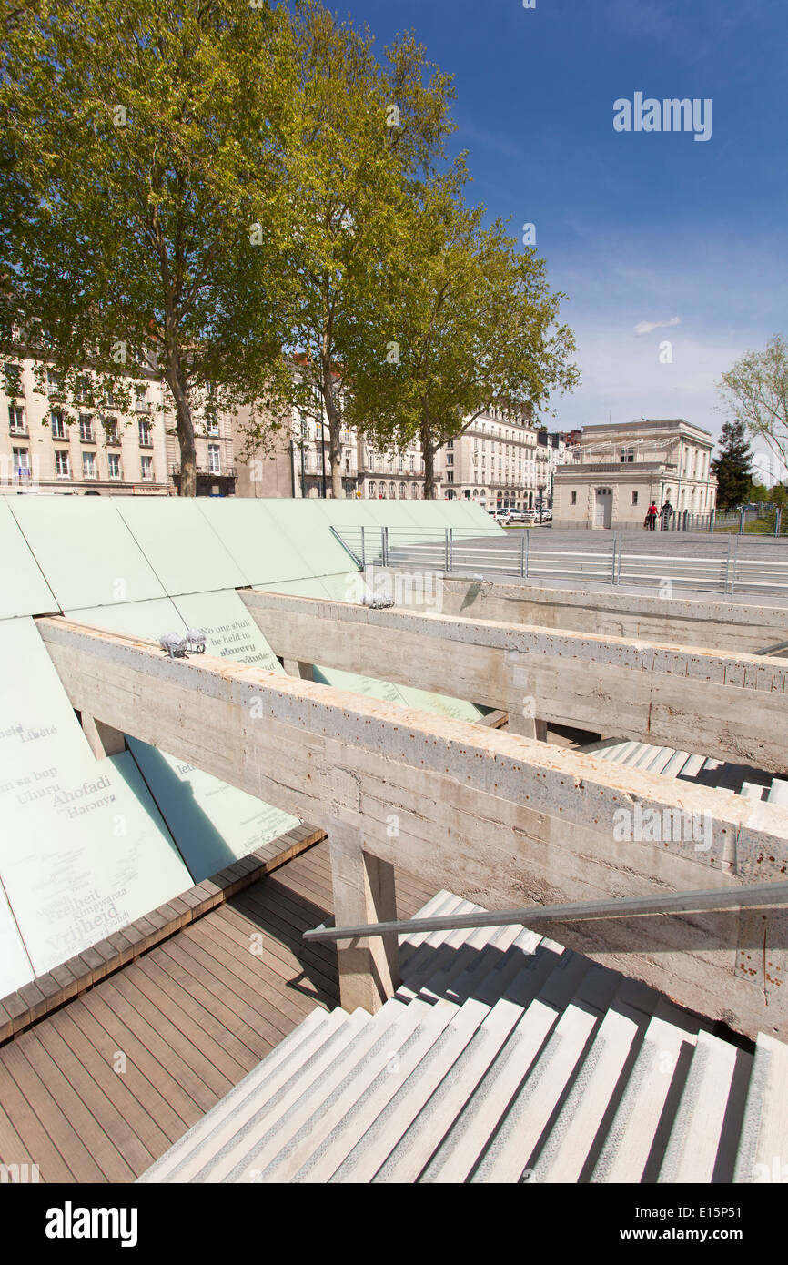 Nantes Western France The Memorial De L Abolition De L Esclavage Slavery Abolition Memorial Stock Photo Alamy