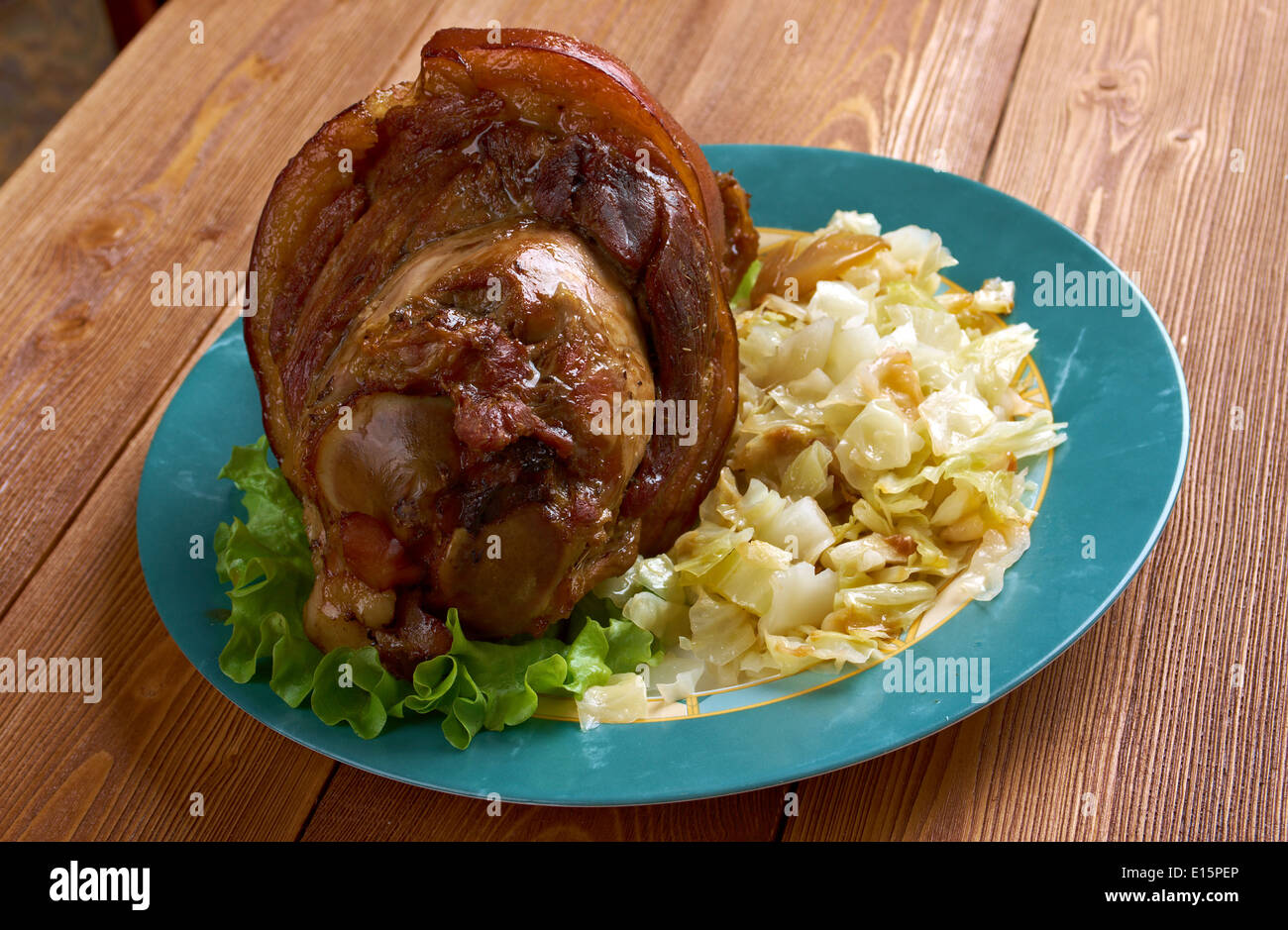 Bavarian grilled knuckel of pork German Pork Hocks Stock Photo Alamy