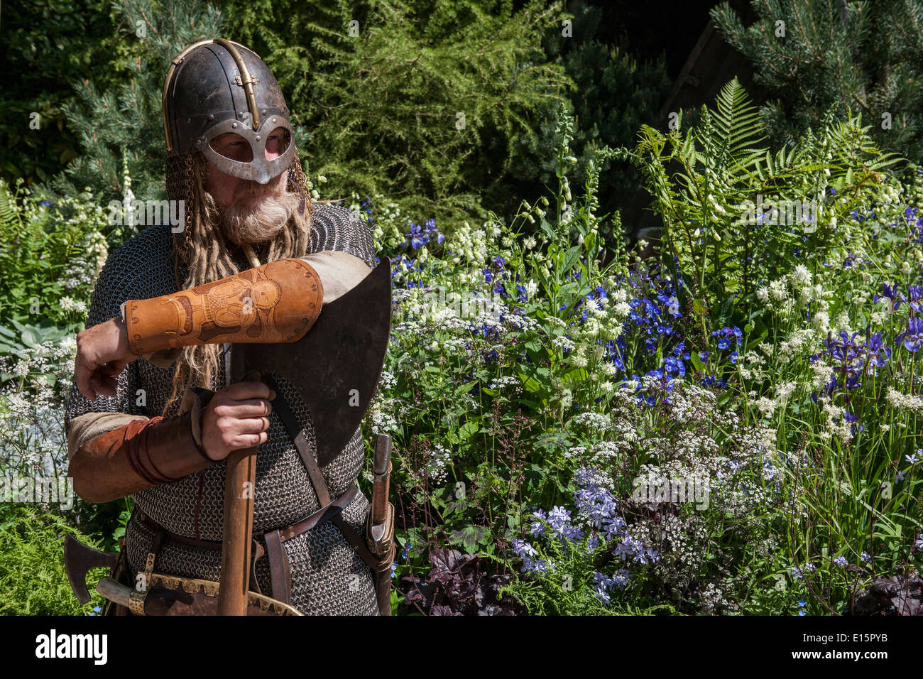 RHS Chelsea flower show 2014 The Viking Cruises Norse Garden