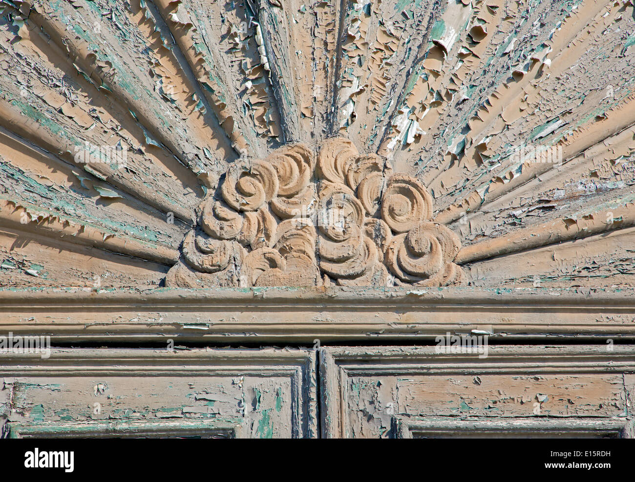 background from Venice - coat on the old gate Stock Photo