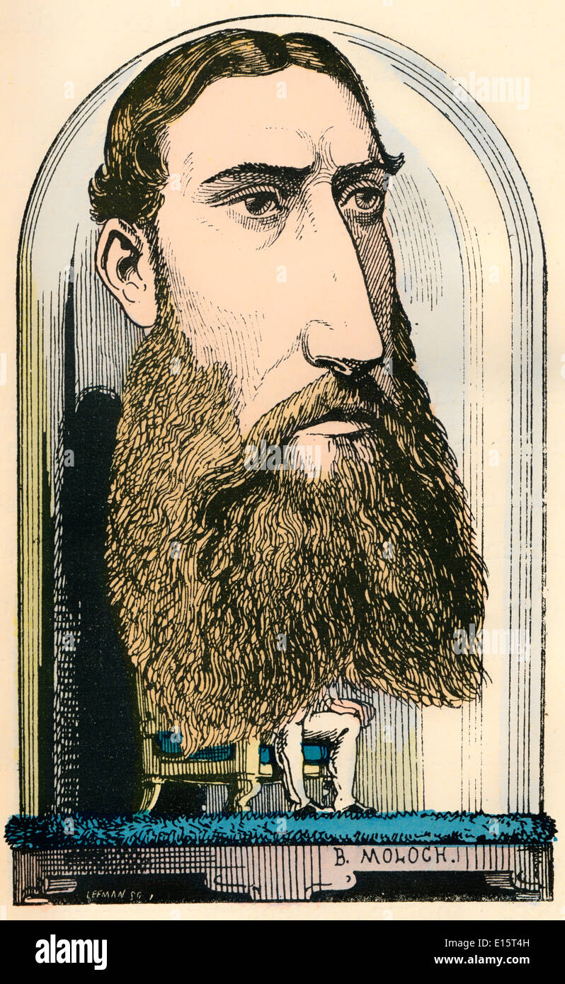 Leopold II or Léopold Louis Philippe Marie Victor, 1835 - 1909, the second King of the Belgians, Political caricature, 1882, by Stock Photo