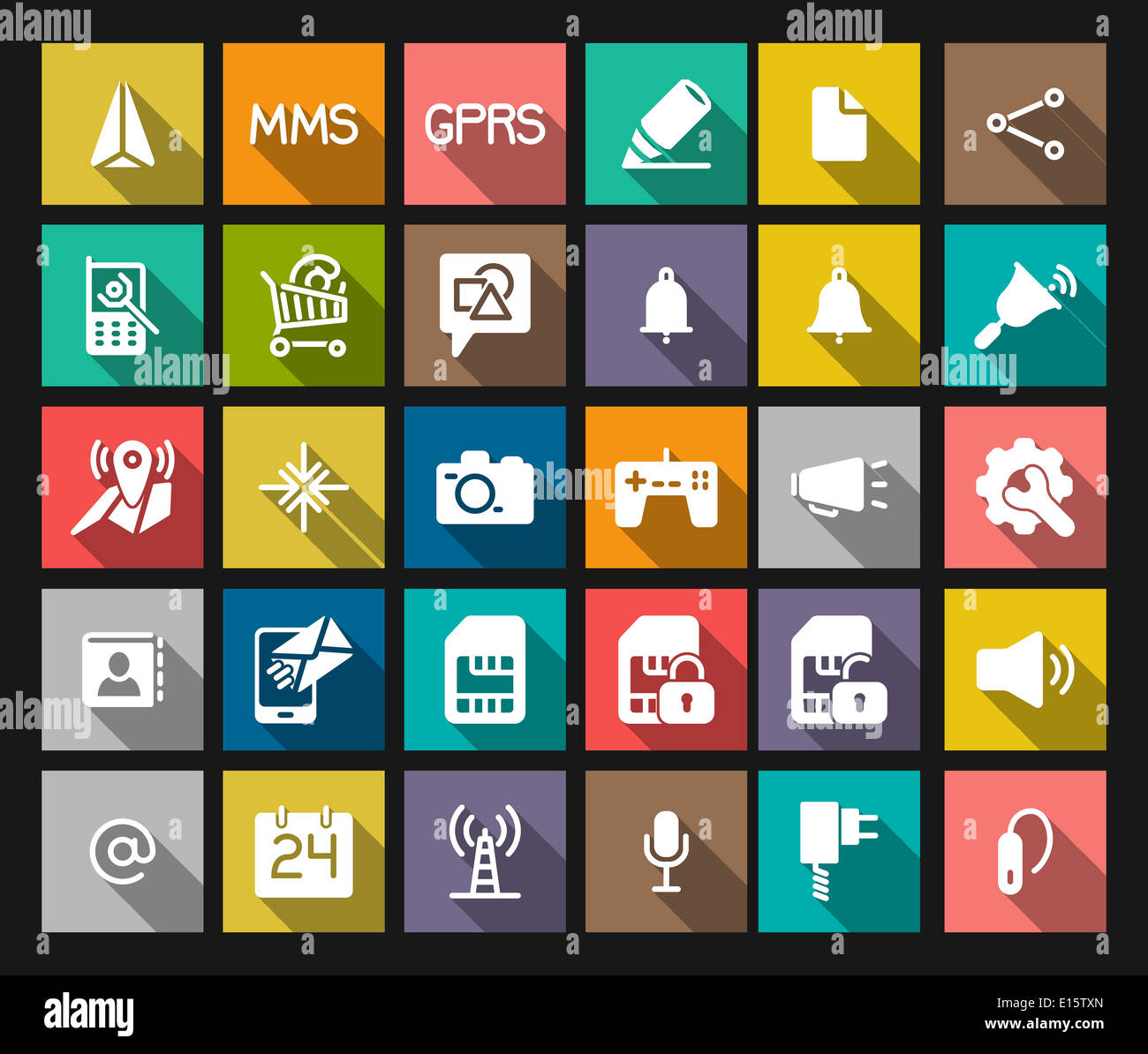 Set phone hi-res stock photography and images - Alamy