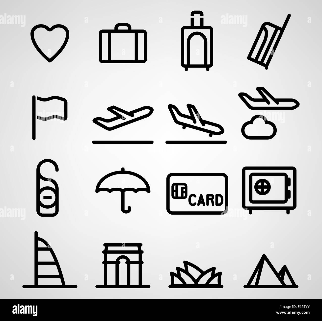 Travel ticket Black and White Stock Photos & Images - Alamy