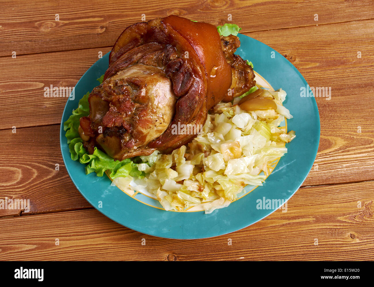 Bavarian grilled knuckel of pork German Pork Hocks Stock Photo Alamy