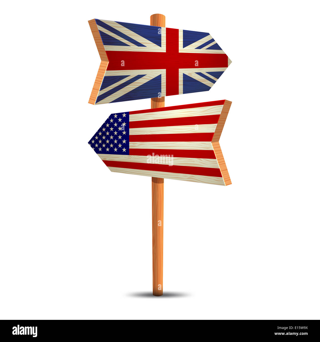 Britain road map Cut Out Stock Images & Pictures - Alamy