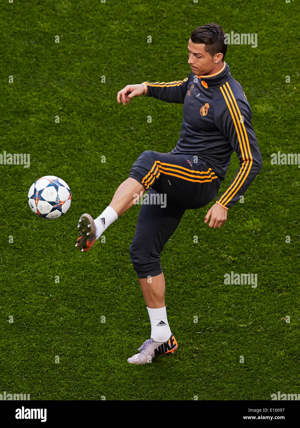 Lisbon Portugal Midfielder Cristiano Ronaldo Of Real Madrid In Action During Lisbon Portugal Midfielder Cristiano Ronaldo Of Real Madrid In Action During