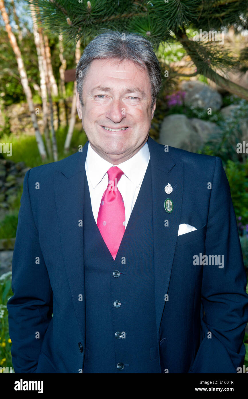 Alan Titchmarsh at the VIP preview day of The Chelsea Flower Show at The Royal Hospital Chelsea on May 19, 2014 in London, England Photo by Brian Jordan Stock Photo